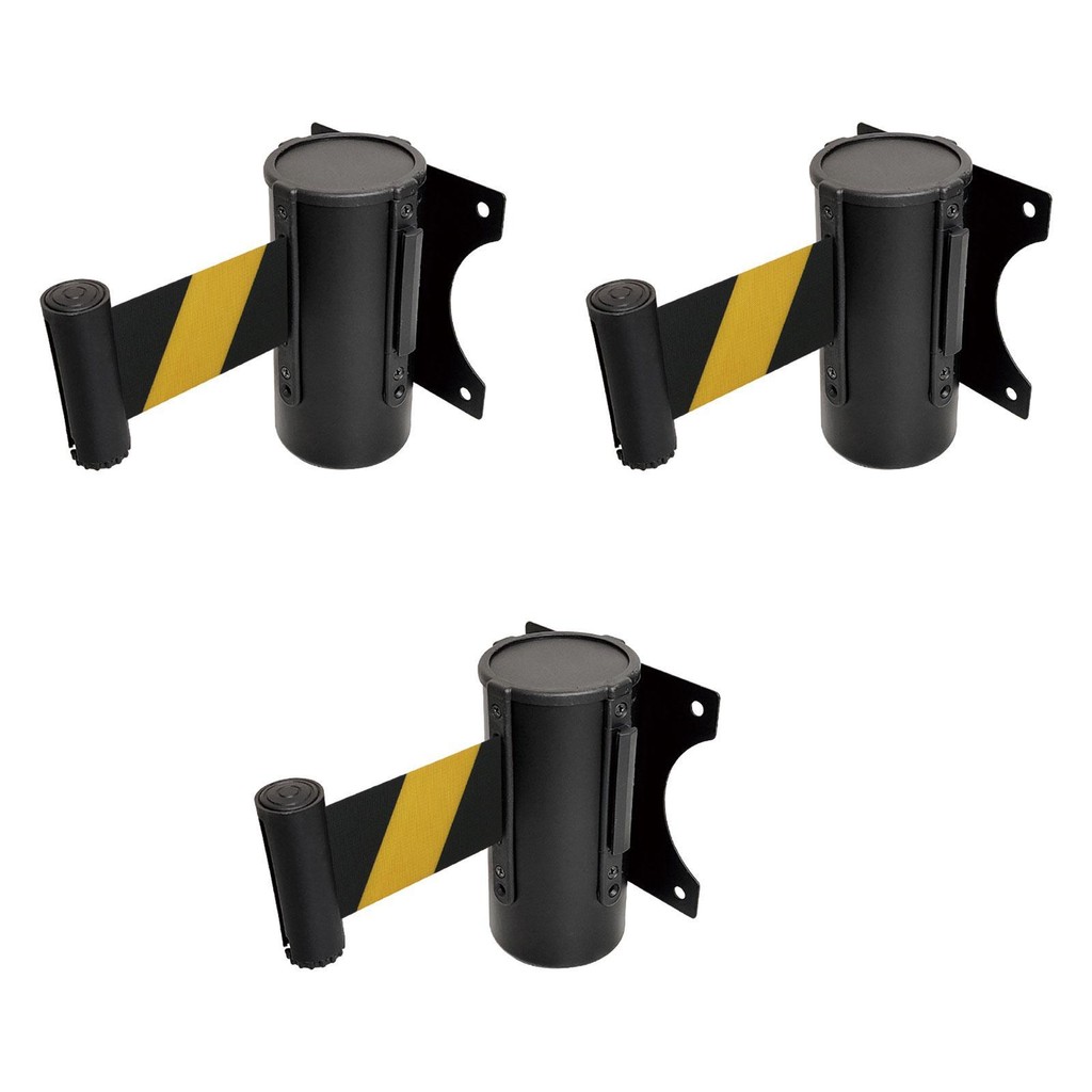 

Retractable Belt Barrier Wall Mount Safe Barrier Belt for School Malls Banks