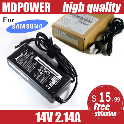 30W 14V 2.14A For Samsung monitor AC Adapter Charger Power Supply S19B150N S19B150N S19B360 14V2.14A