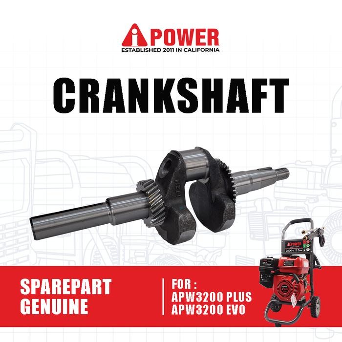 CRANKSHAFT FOR APW3200 PLUS ATAU APW3200EVO *