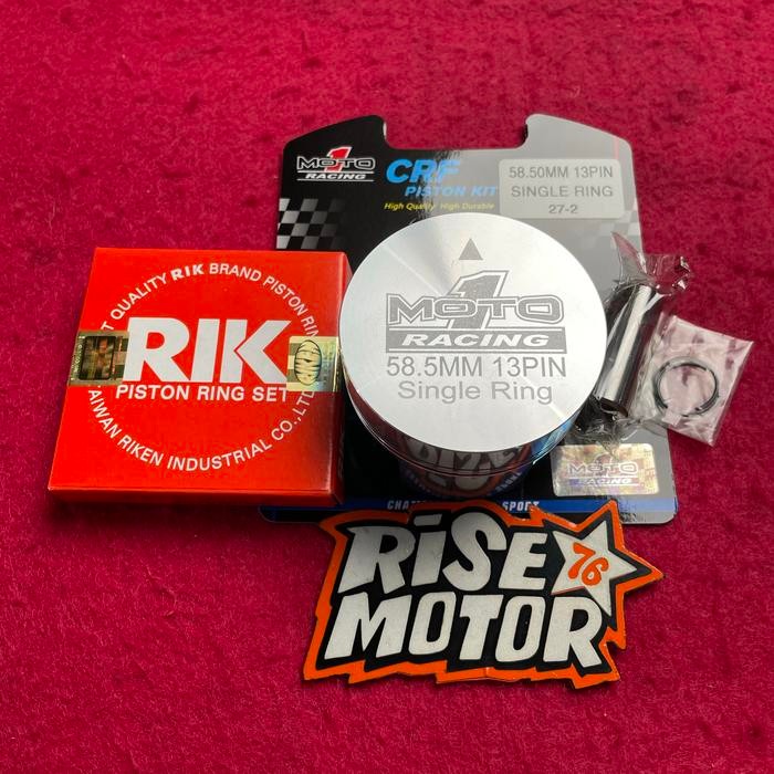 Piston Moto 1 58.5 pen 13 type single ring *