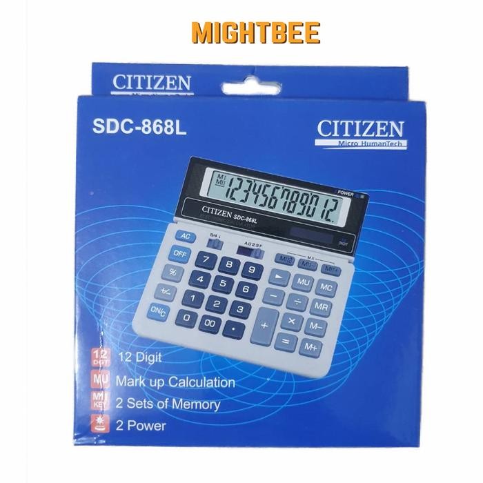 

kalkulator citizen sdc 868l - kalkulator 12 digit kode 559