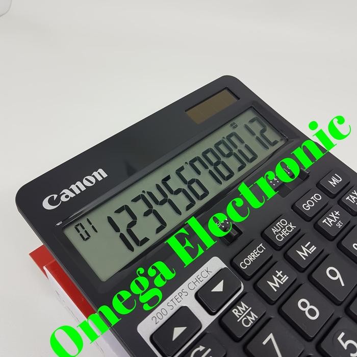 

canon calculator as-2288r - check & correct kalkulator 12 digits kode 730