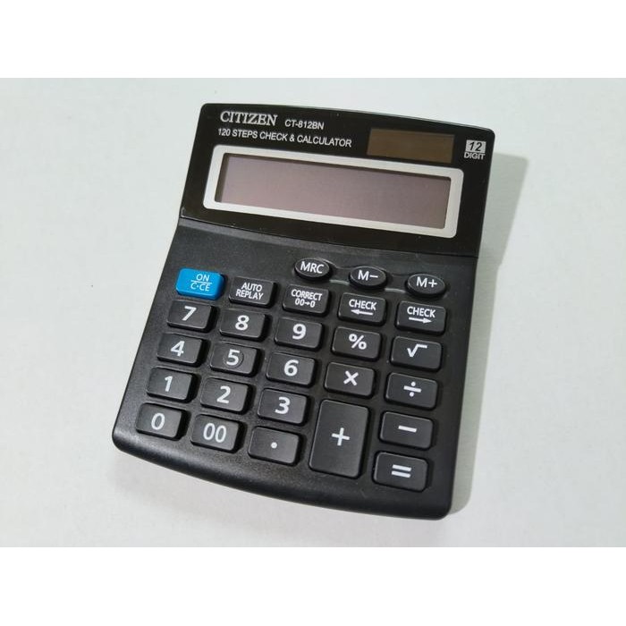 

kalkulator citizen sdc-812bn 12 digit kode 416