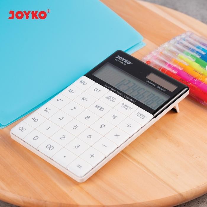 

calculator kalkulator joyko cc-48co 12 digits checkcorrect kode 722