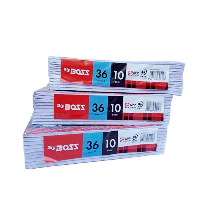 

Buku Tulis Big Boss Campus 36 Lembar (10 Pcs)