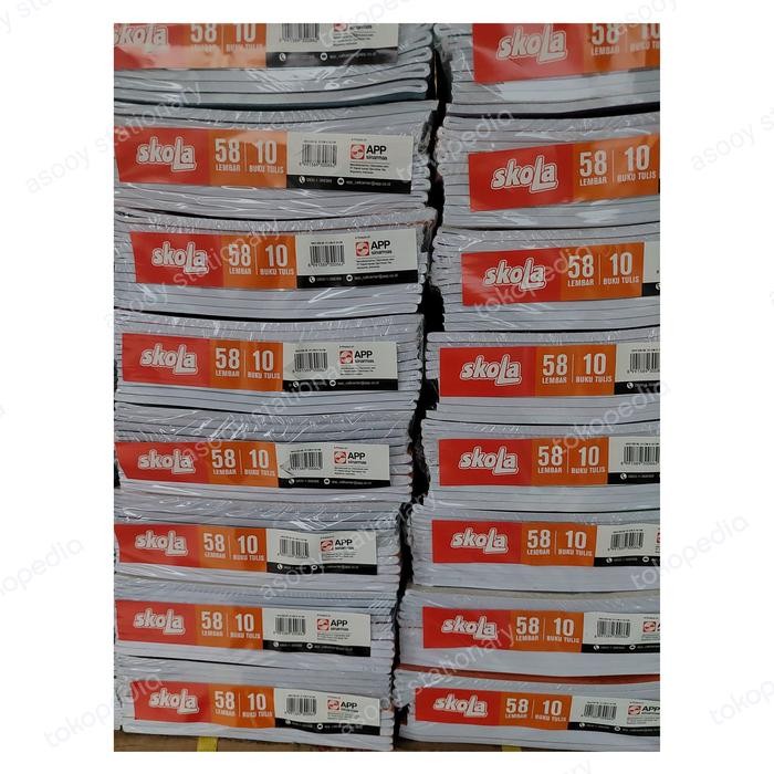 

Buku Tulis Isi 58 Lembar Skola By Sidu Isi 10 Buku