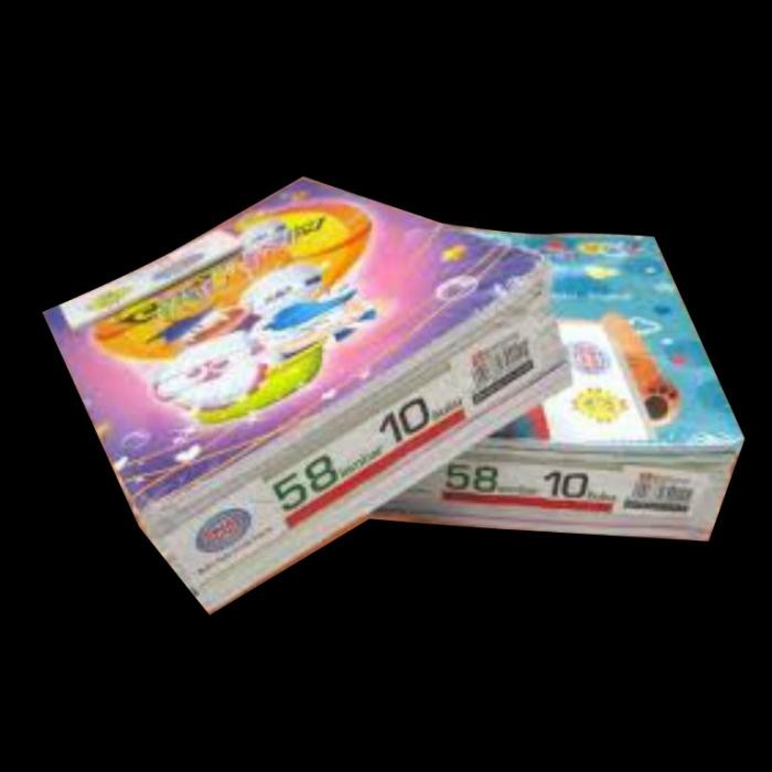 

Buku Tulis Sidu Isi 58 Lembar ( Isi 10 Pak )