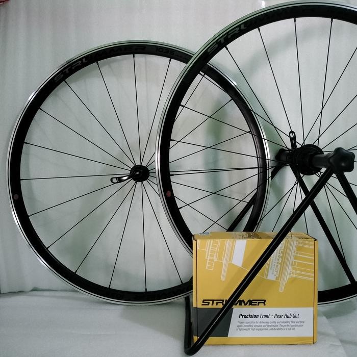 Wheelset Strummer Aeroroad 1035 30Mm 700C Rimbrake Hr-10 Dan Hr-100