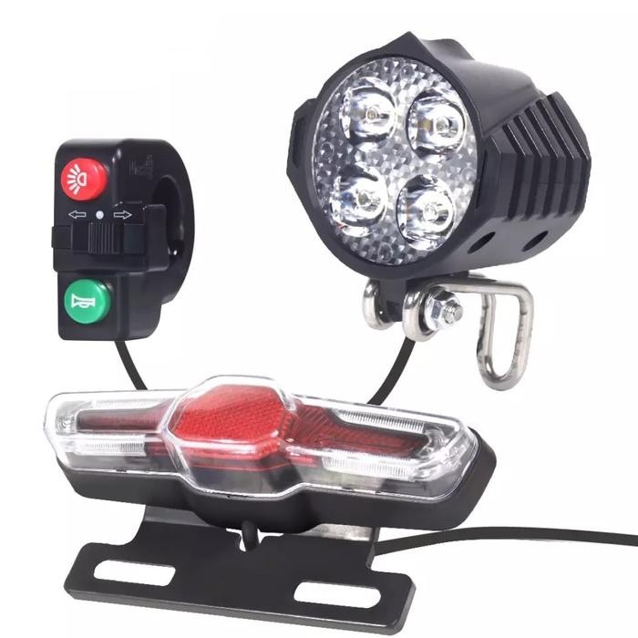 Headlight Lampu Depan Belakang Sein Rem Brake Light Bafang Bbs01 Bbs02