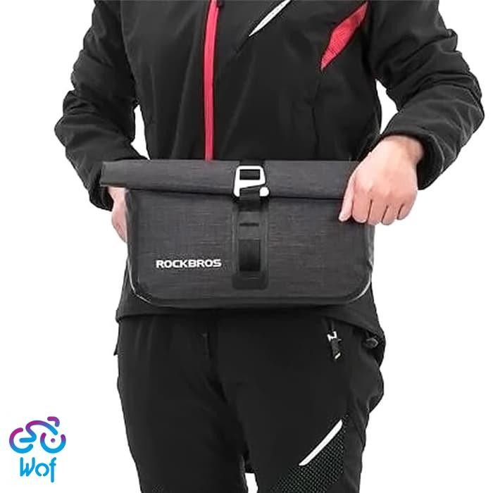 Rockbros As-016 Tas Sepeda Bike Front Handlebar Bag - Tas Depan Sepeda