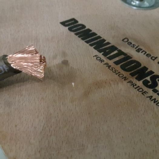 Kabel power / ground 8 awg Pitch & Timbre OFC copper (brown) *