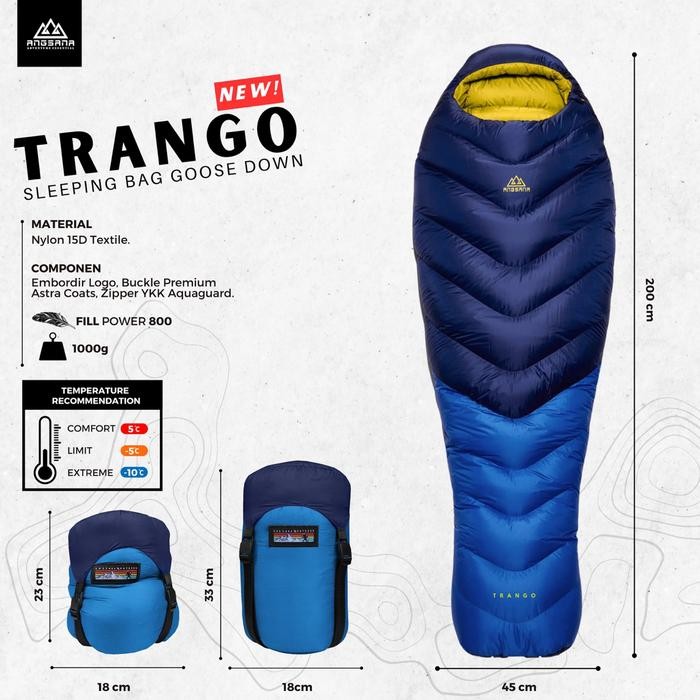 Sleeping Bag Goose Down Angsana Trango Series