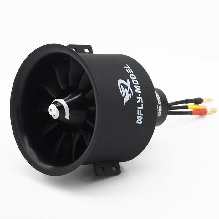 XFly 80mm 12 Blades EDF 6S Brushless Inrunner 3280 KV2200 Motor for