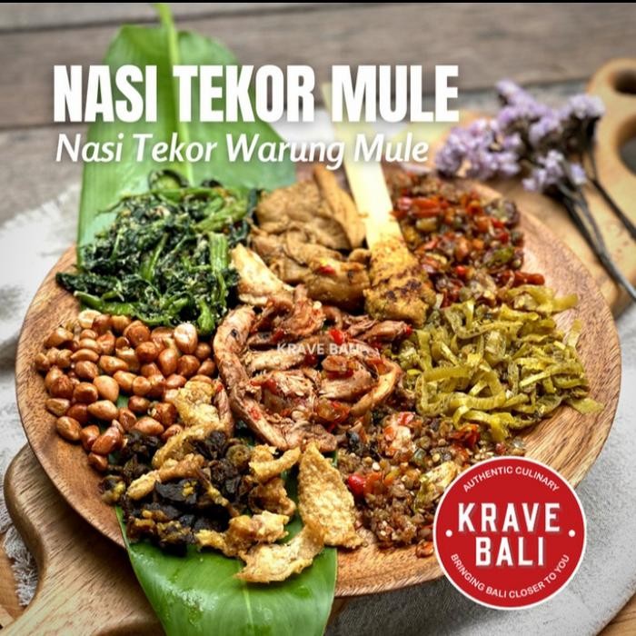 

TERMURAH NASI CAMPUR TEKOR MULE MAKANAN KHAS BALI ASLI 350GR (PORSI 2-3 ORANG) READY STOCK