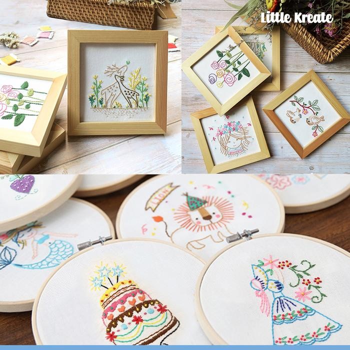 

HE#08 DIY Hand Embroidery Starter Kit / Jahit Sulam Benang Anak Pemula