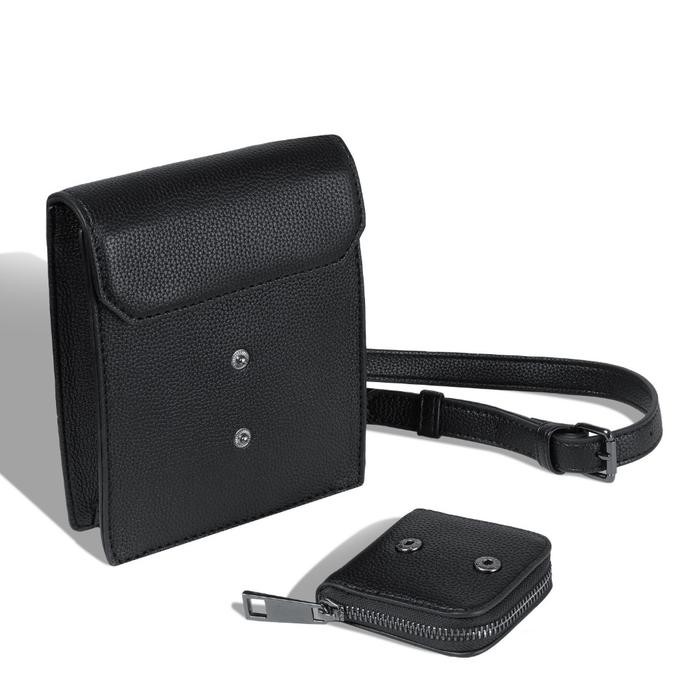 Denali - Vertical Crossbody Bag - Franco Wearable Wallet Crossbody Bag w/Airpods Case