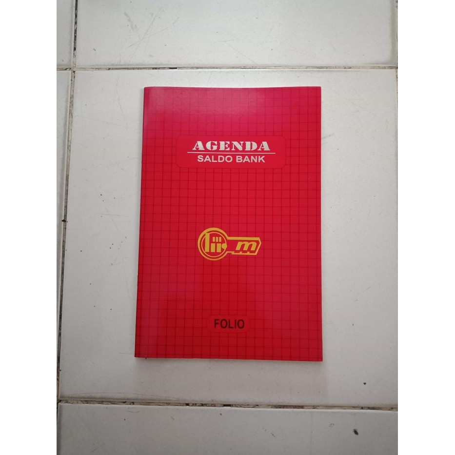 

buku agenda saldo bank folio