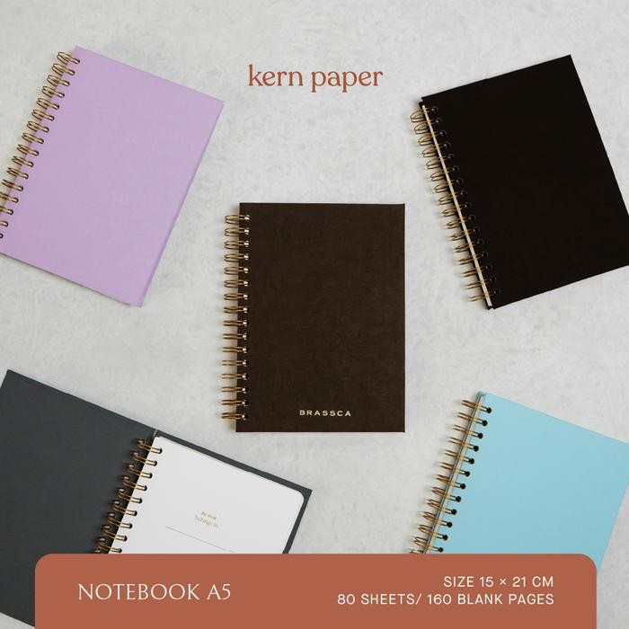 

Kern Paper Notebook A5 Hardcover - toffe Buku Tulis Premium