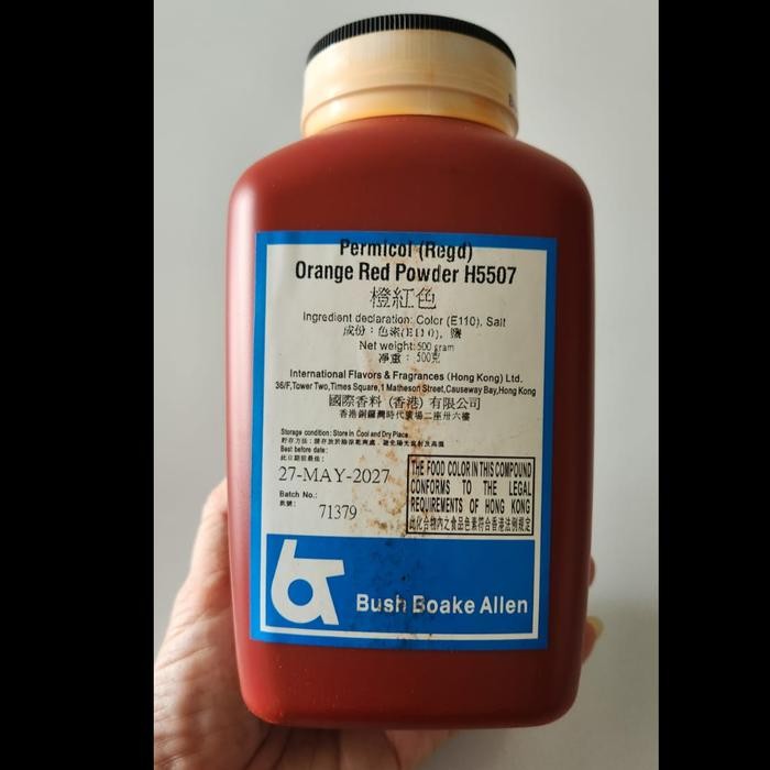 

Permicol Red Orange H5507 Pewarna Makanan