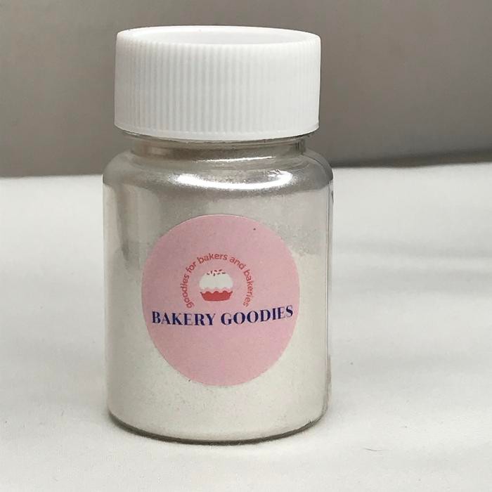 

Luster dust lustre dust silver putih bubuk pewarna edible 15 gr