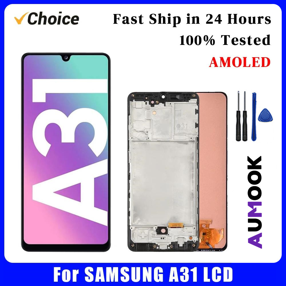 AMOLED Display For Samsung A31 LCD Touch Screen Digitizer Replacement Assembly For SAMSUNG A31 A315 