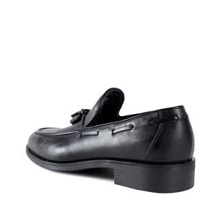 Prabu - Sepatu Kulit Slip On Pria Cala 2.0 Black-Hitam Loafers Flat Shoes