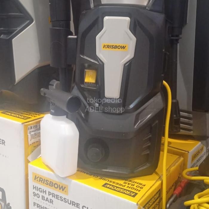 Terbaik Krisbow High Pressure Jet Cleaner 90 Bar Mesin Steam Cuci Mobil&Motor