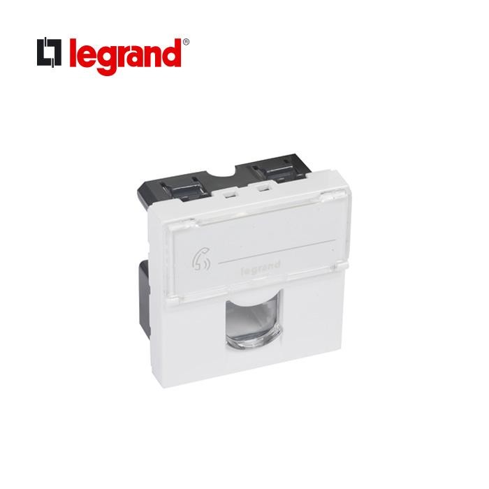 Legrand Socket Telepon Arteor 2 Mod Single Master White 572310