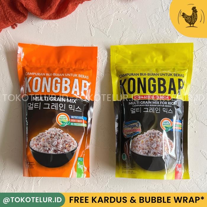 

KongBap MultiGrain Mix - 1KG Nasi Multigrain Sehat BPOM & HALAL Multigrain Mix Korea