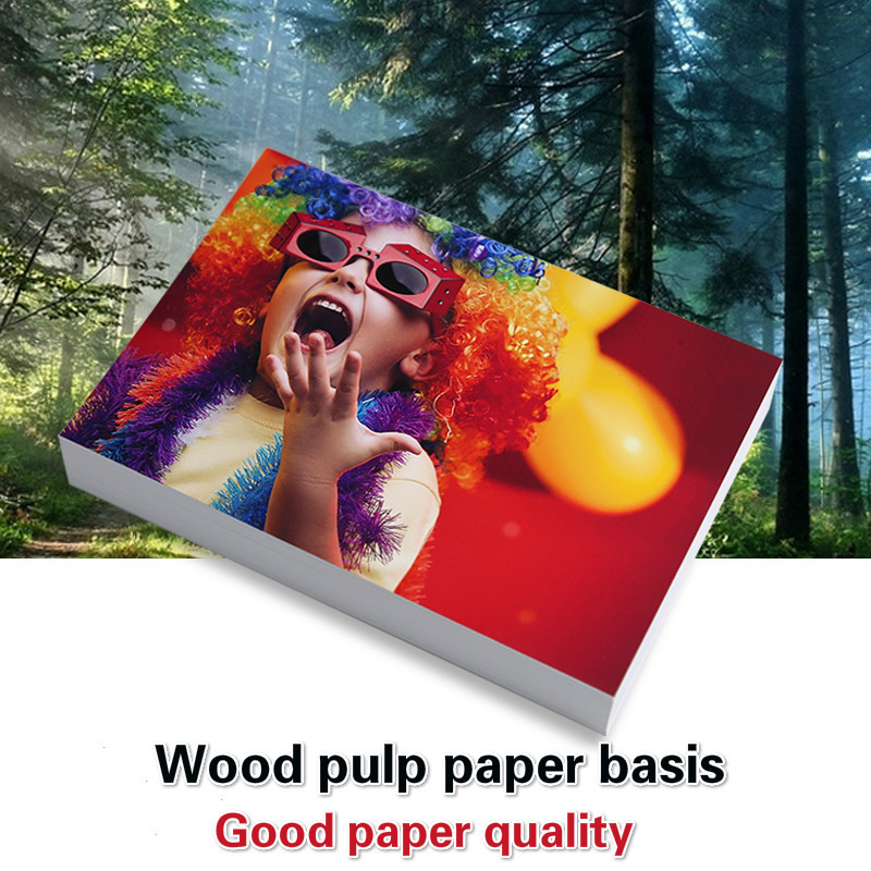 

4r 6-inch 4x6 100 Sheets Photo Paper For Glossy Inkjet Printers Imaging Supplies Printing Paper