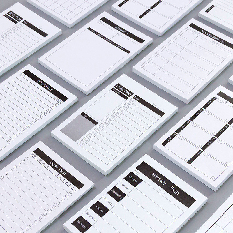 

Monthly Weekly Daily Schedule Notepad Memo Todolist Planning Message Planner 2023 Budget Book Time