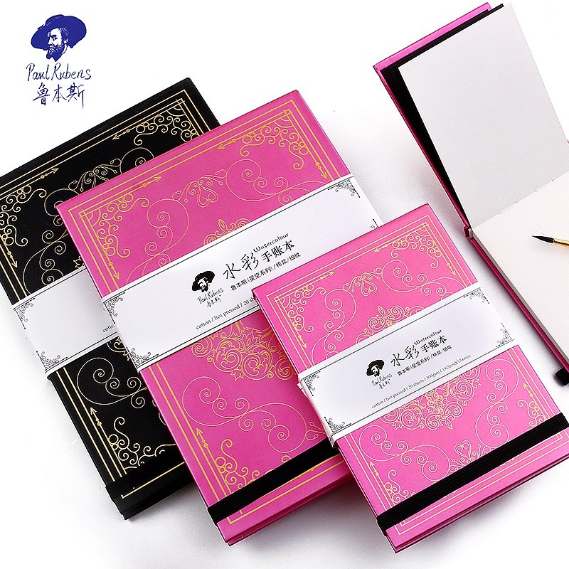 

Paul Rubens 50% Cotton 300g/m2 Watercolor Paper 20 sheets Travel Water Color Book Notepad Paper for