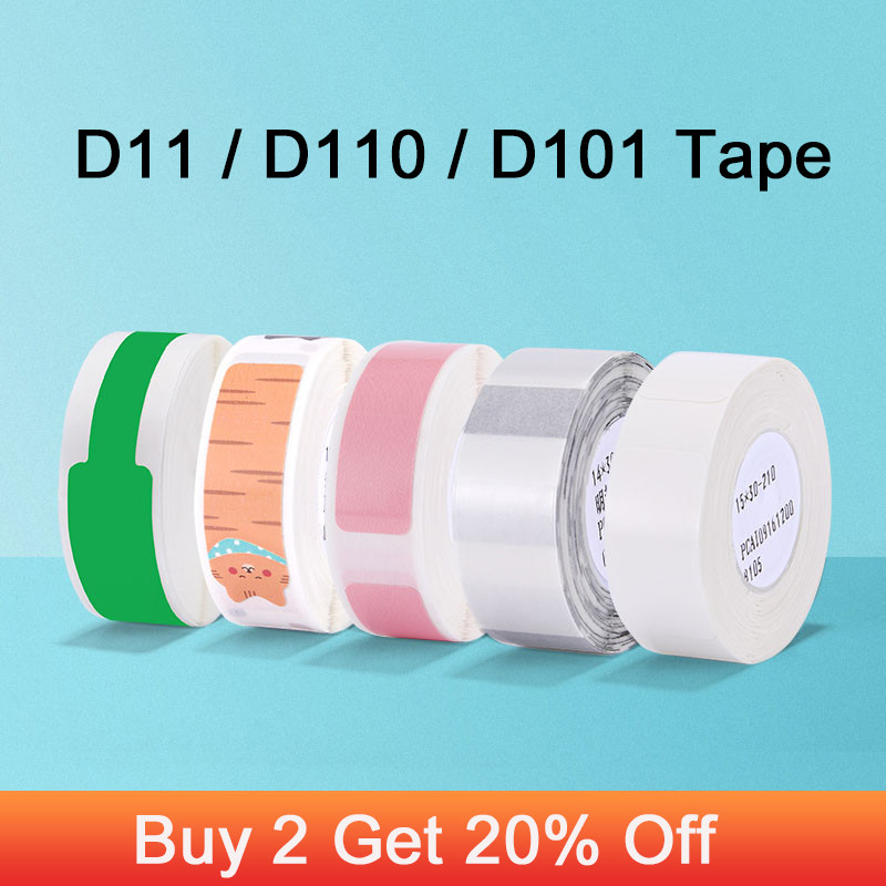 

Niimbot D11 Printing Label Supermarket Waterproof Anti-Oil Tear-Resistant Price Label Pure Color