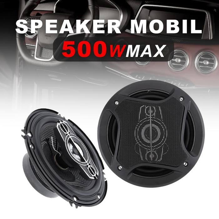 Speaker Extra Bass Subwoofer Mobil 6 Inch Hi Fi 500W 2 PCS - TS-1672 Speaker Audio Mobil Super Bass