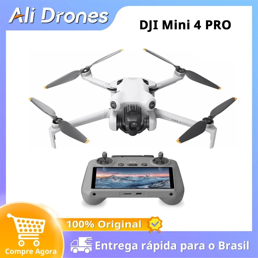 IMPORT DJI Mini 4 PRO Drone 4K/60fps HDR True Vertical Shooting 20km FHD Video Transmission original