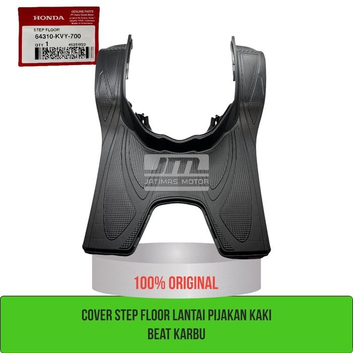 Step floor beat karbu cover lantai pijakan kaki beat karbu 64310-KVY-700