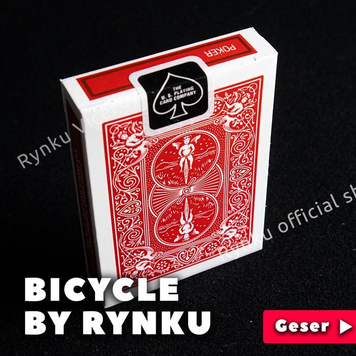 Kartu Remi Bicycle Playing Card Kartu Sulap Original -Merah Kode 34