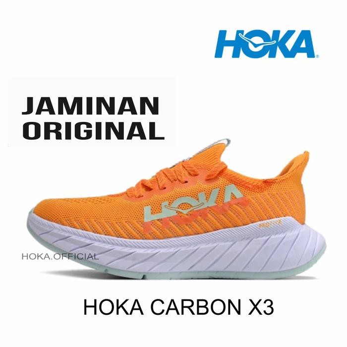 Hoka Carbon X3 Mens Road Running Shoes - Orange