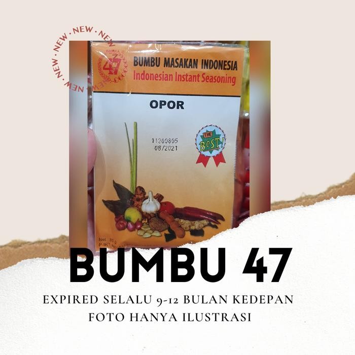 

New Bumbu 47 Malang Bumbu Instant Bumbu Opor