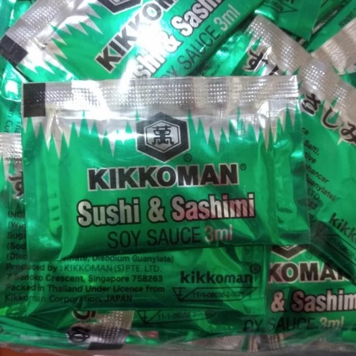 

New Kikkoman Sachet Shoyu Soy Sauce 3ml - 100pcs