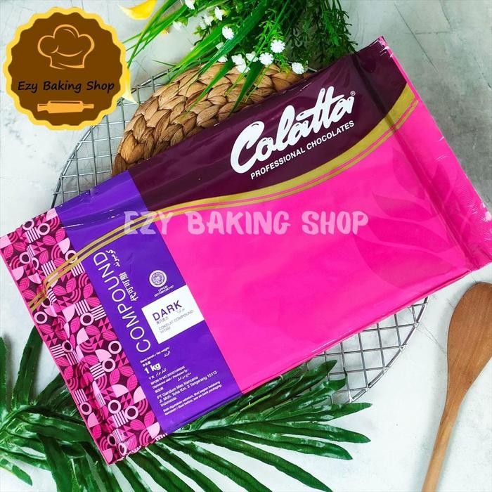 

New Colatta Dark Coklat 1kg - Collata Compound Chocolate Default