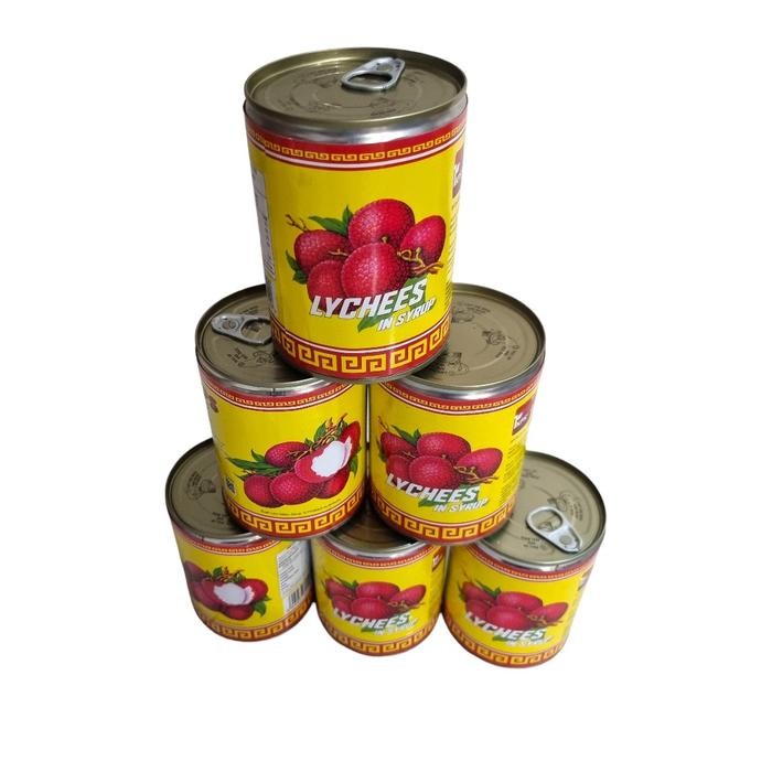 

New Buah Lychee Kaleng Leci Lehci Sirup In Syrup IKPS Brand 567Gr