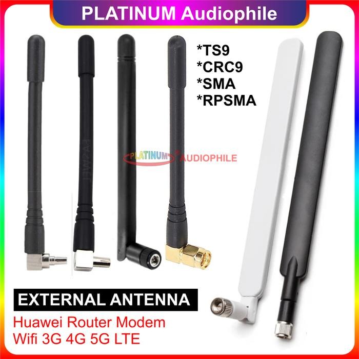 (Allthebest) Antena External Eksternal Wifi Modem Router RP SMA RPSMA TS9 CRC9 4G