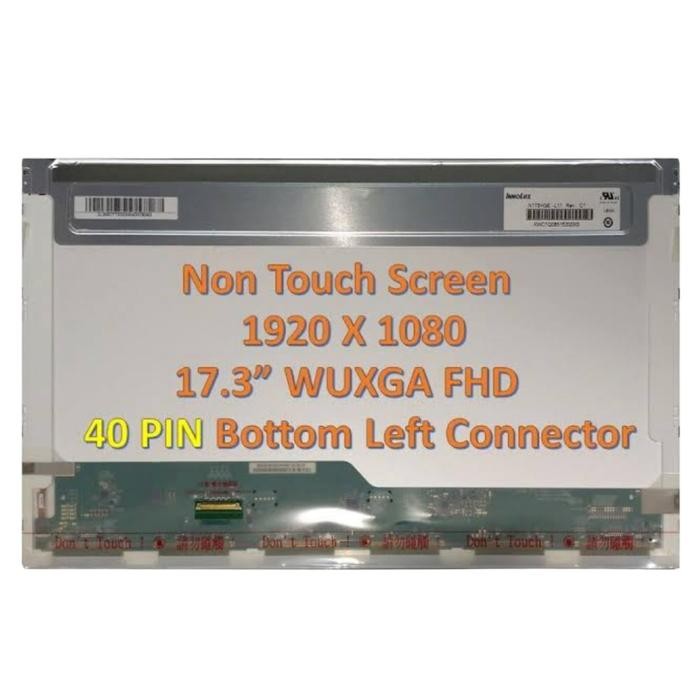 Ready Led Lcd Laptop N173Hge-L11 Lp173Wf1 (Tl)(A1) 17.3 Inch 40 Pin Full Hd Terbaru