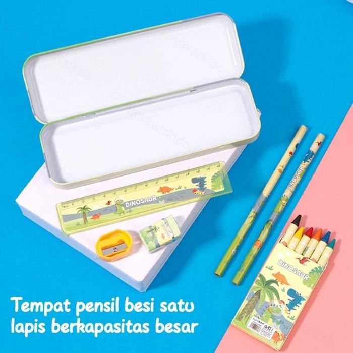 

SIAPKIRIM GO34 - Student Set Alat Tulis Sekolah Karakter Cowok cars 7 In 1 gio 8015 READY STOCK