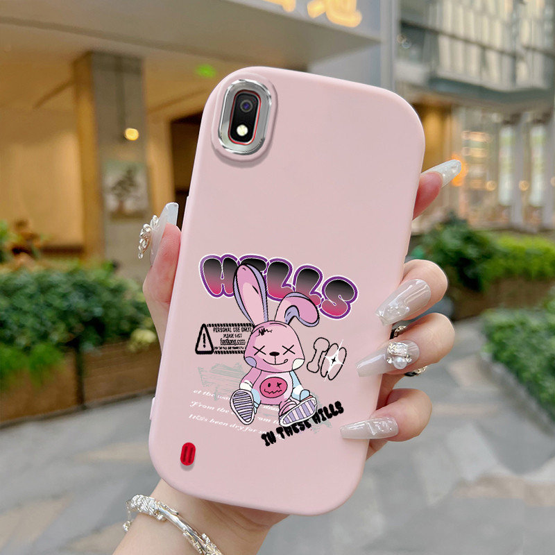 Casing Hp Untuk Samsung Galaxy A10 A10s M01s Case Casing cantik Kelinci merah Kasing HP Silikon Soft