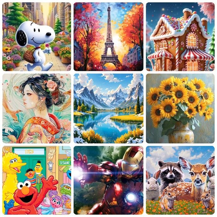 

Diamond Painting Set 5D full drill SQUARE Kreatifitas ( 30cm x 40cm ),keterampilan dan mainan anak