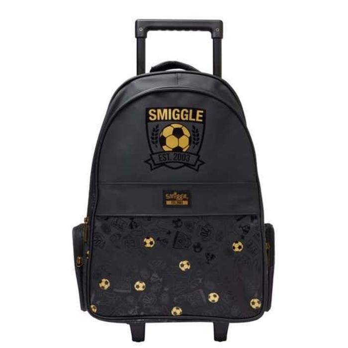 Smiggle Gold Ball Trolley/Tas Koper Anak/Kado/ Tas Trolley Soccer/Redi