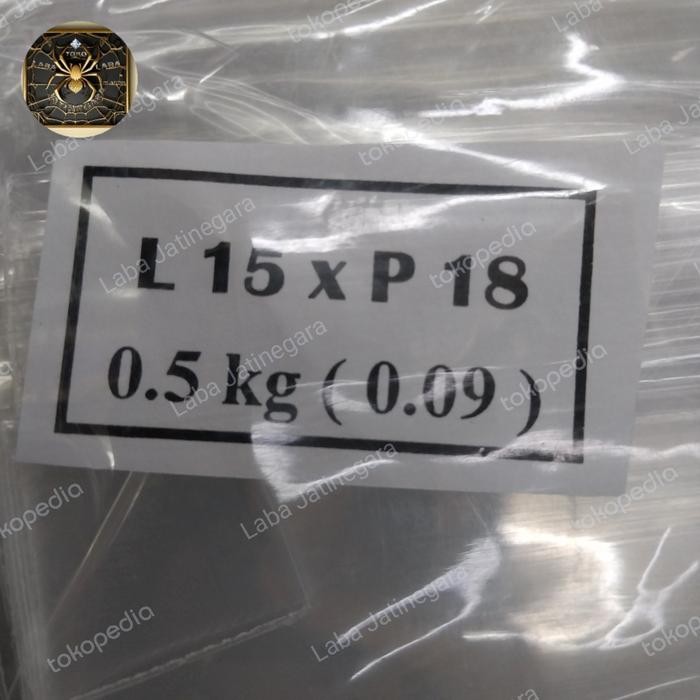 plastik klip 15x18 tebal Kode 10