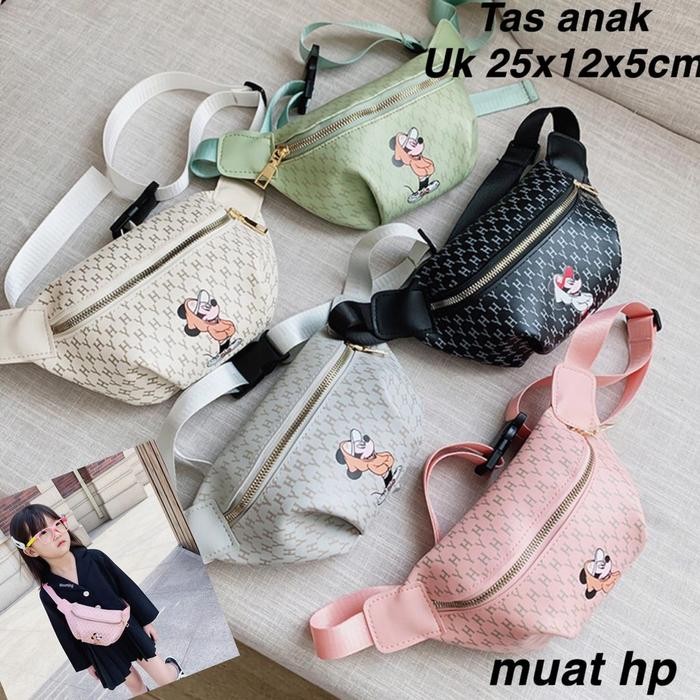 Terbaru Ts-23 Tas Anak Cewek Import Motif Mickey Mouse
